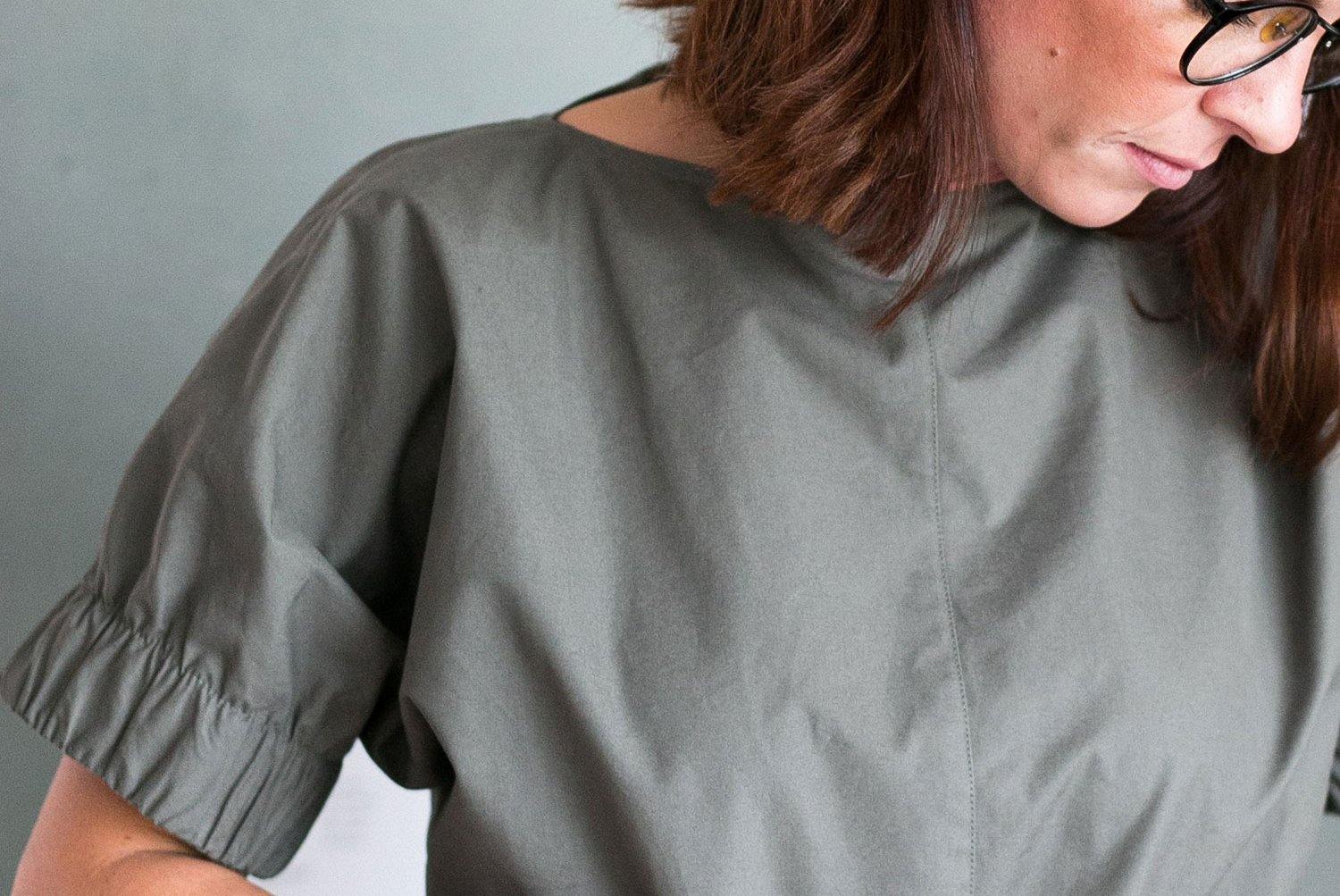 Cuff Top XS-L alterations, width and neckline