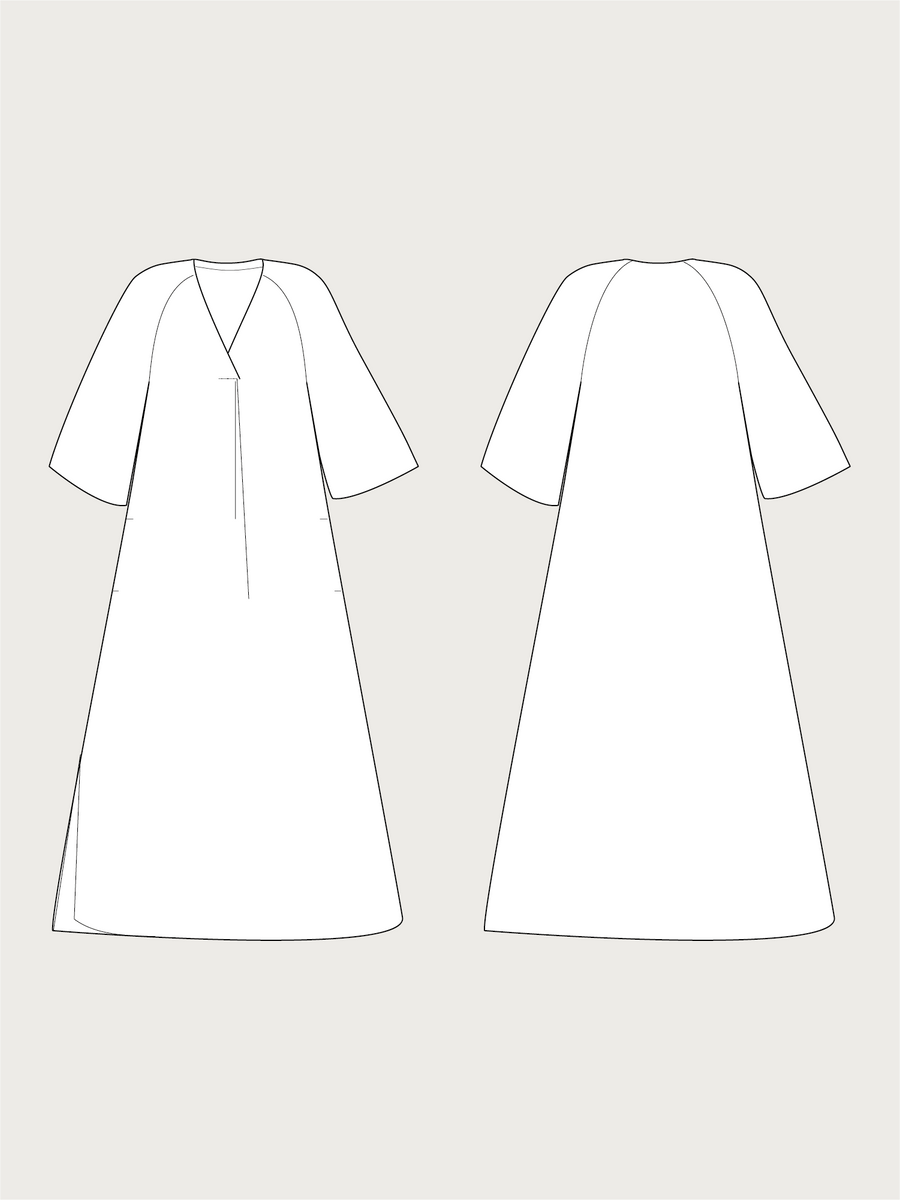 KAFTAN DRESS SEWING PATTERN The Assembly Line shop