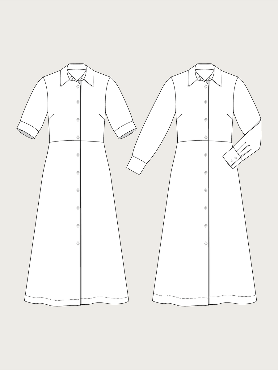 SHIRT DRESS SEWING PATTERN The Assembly Line shop SHIRT DRESS SEWING PATTERN The Assembly Line shop