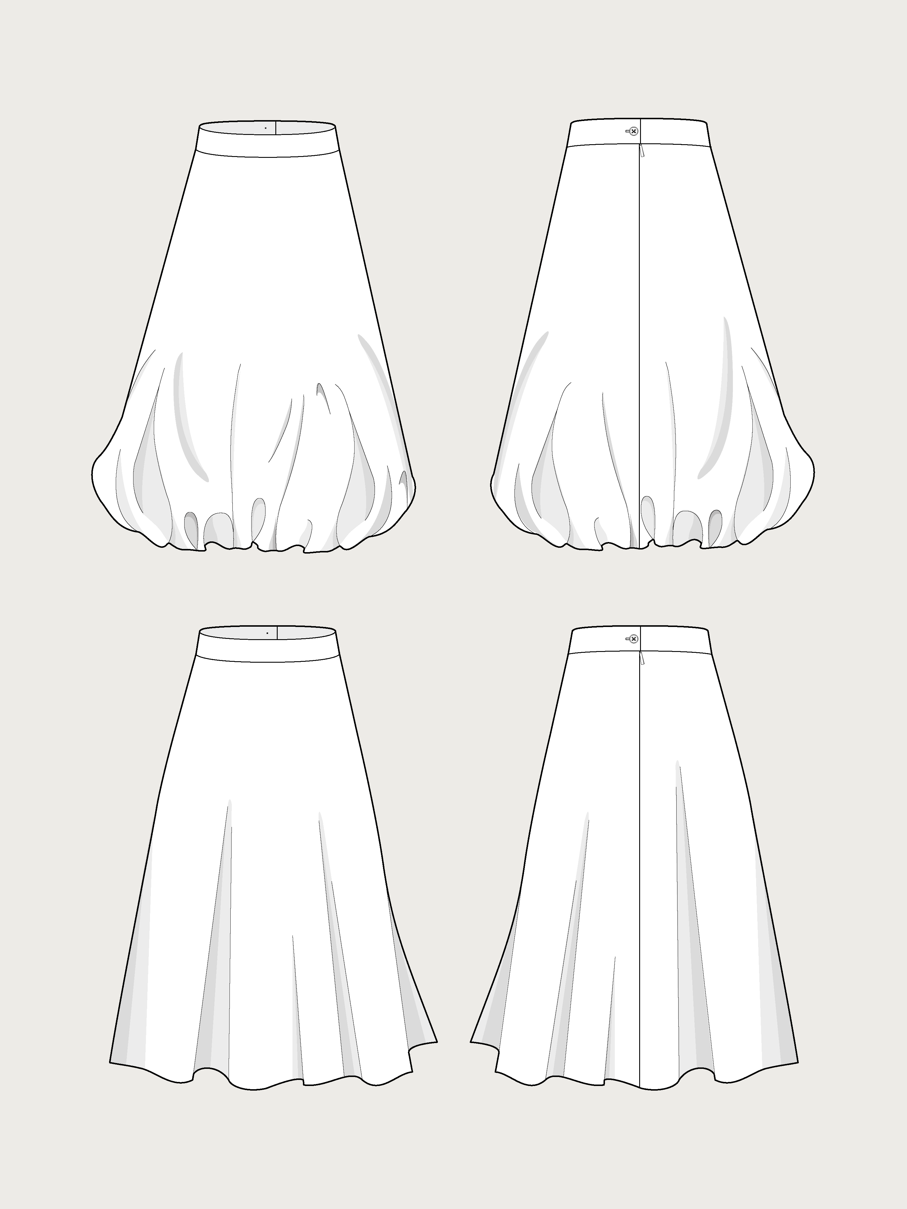 BALLOON SKIRT PATTERN– The Assembly Line shop