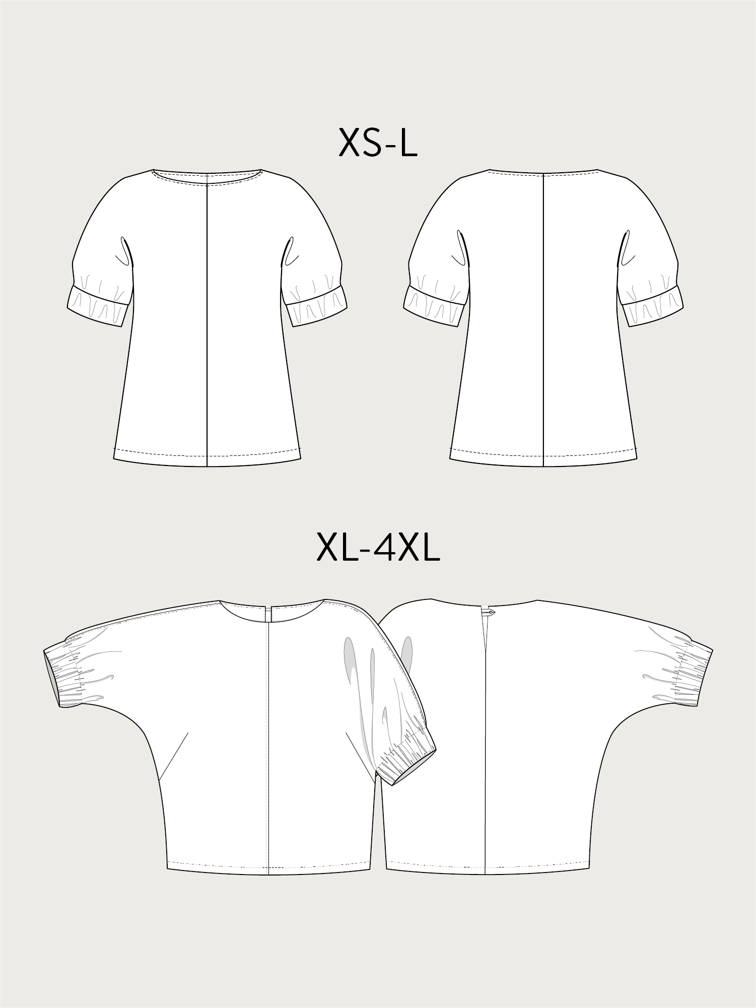 CUFF TOP SEWING PATTERN– The Assembly Line shop