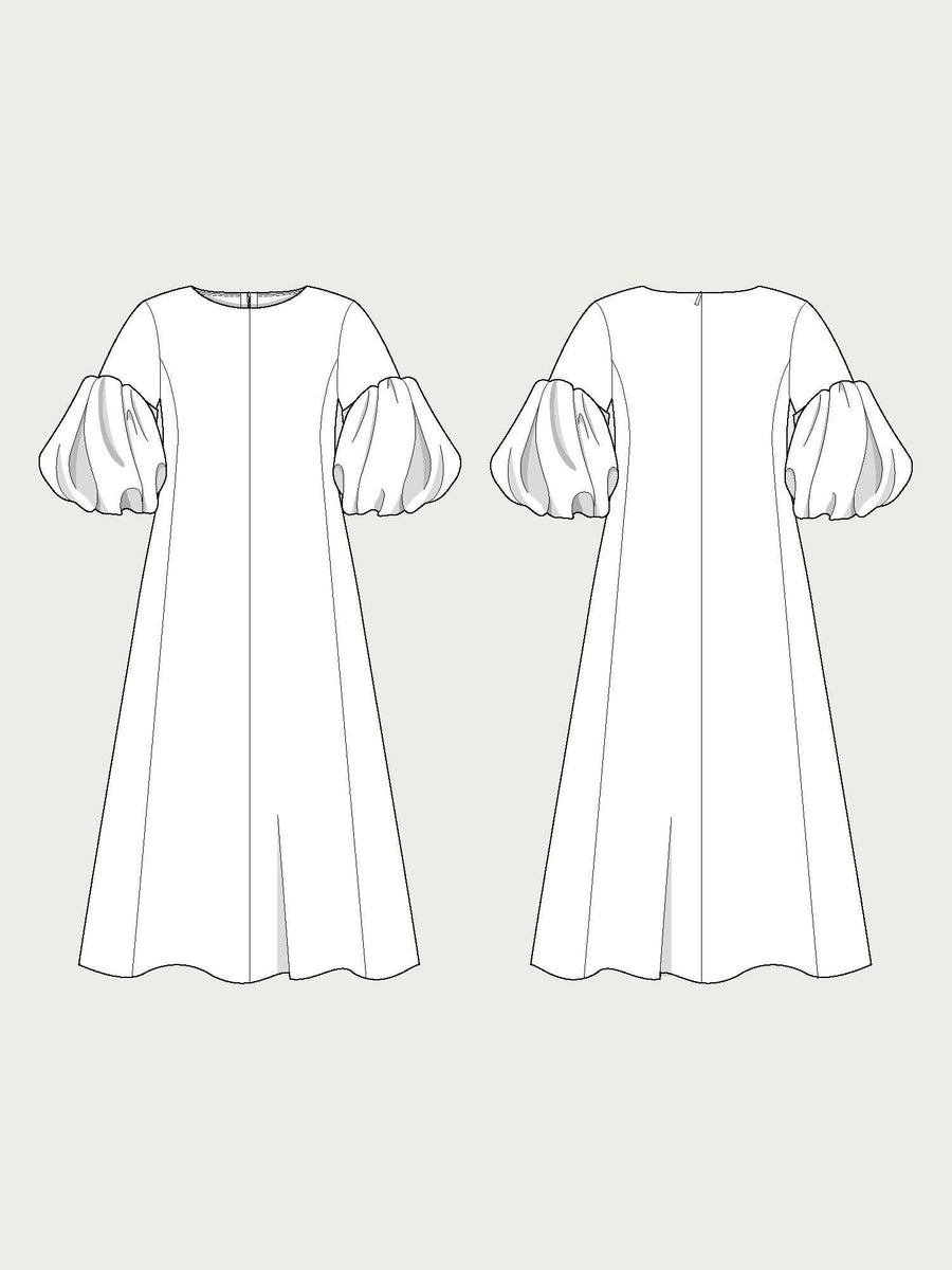 BALLOON SLEEVE DRESS SEWING PATTERN The Assembly Line shop BALLOON SLEEVE DRESS SEWING PATTERN The Assembly Line shop