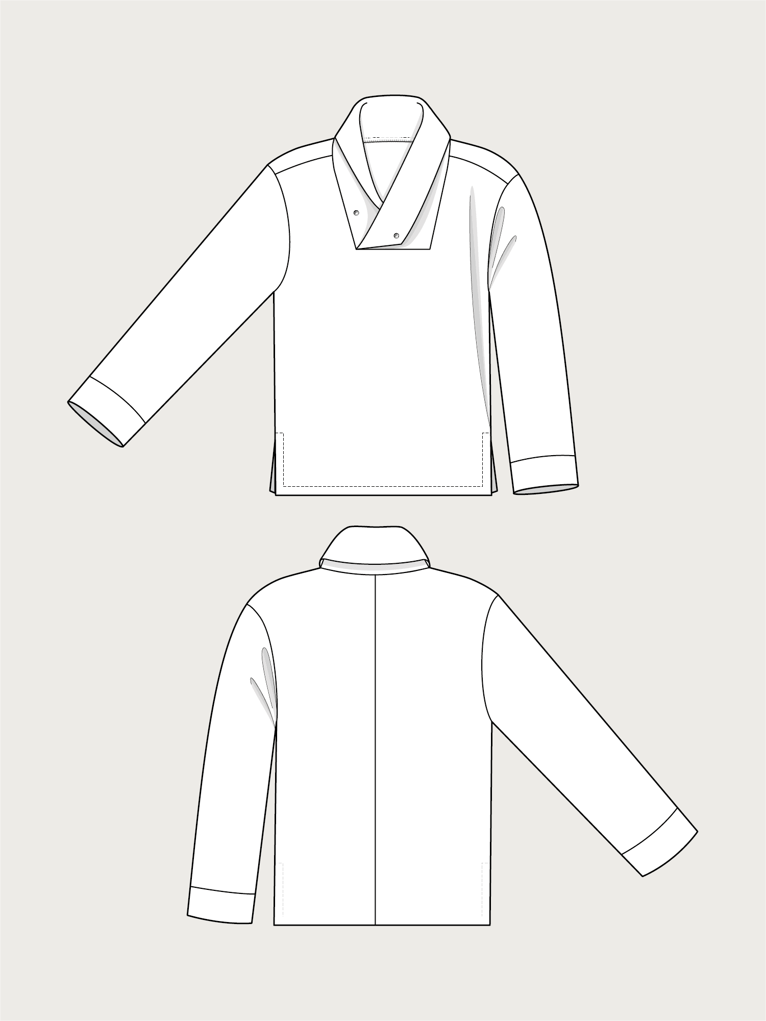 Collared shirt sewing pattern best sale