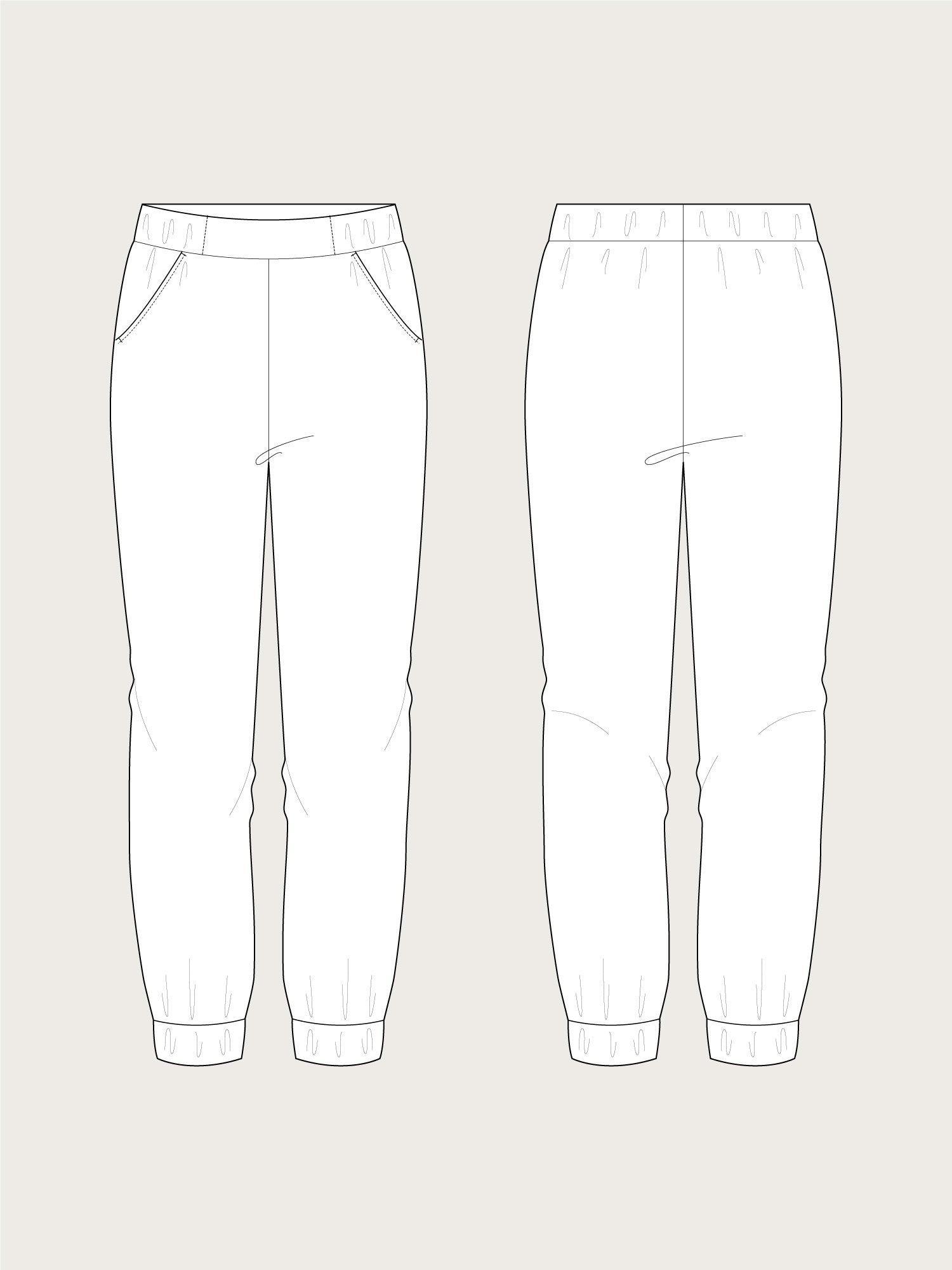 ALMOST LONG TROUSERS PATTERN– The Assembly Line shop