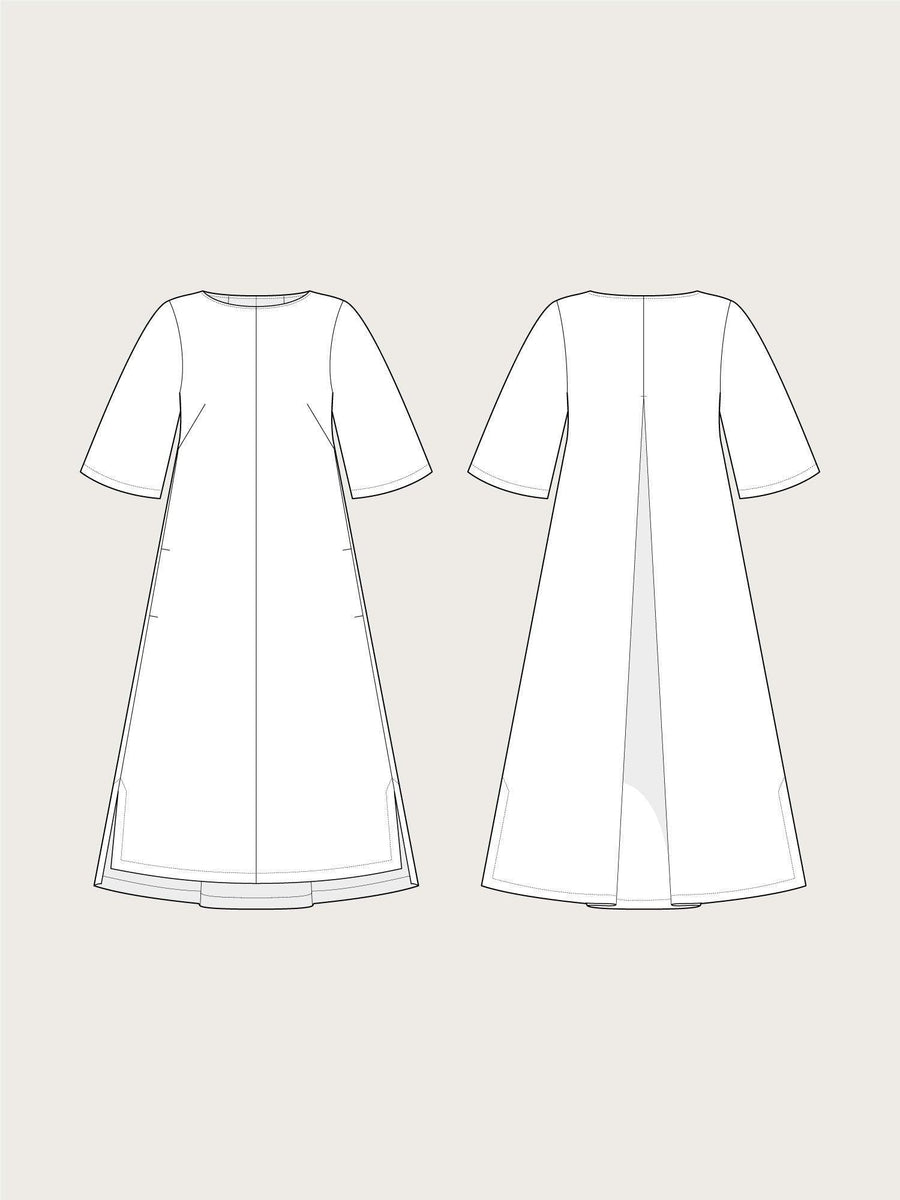 BOX PLEAT DRESS SEWING PATTERN The Assembly Line shop BOX PLEAT DRESS SEWING PATTERN The Assembly Line shop