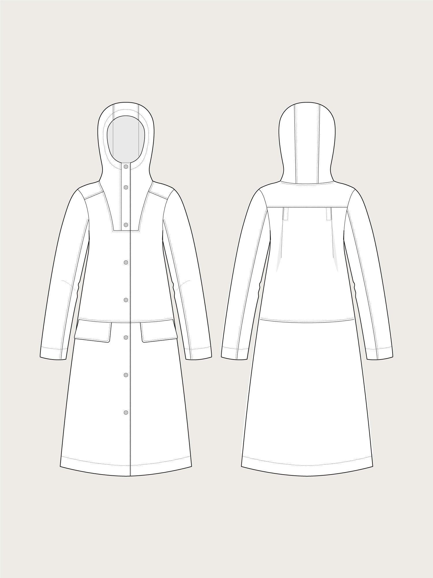 HOODIE PARKA PATTERN– The Assembly Line shop - Main Image