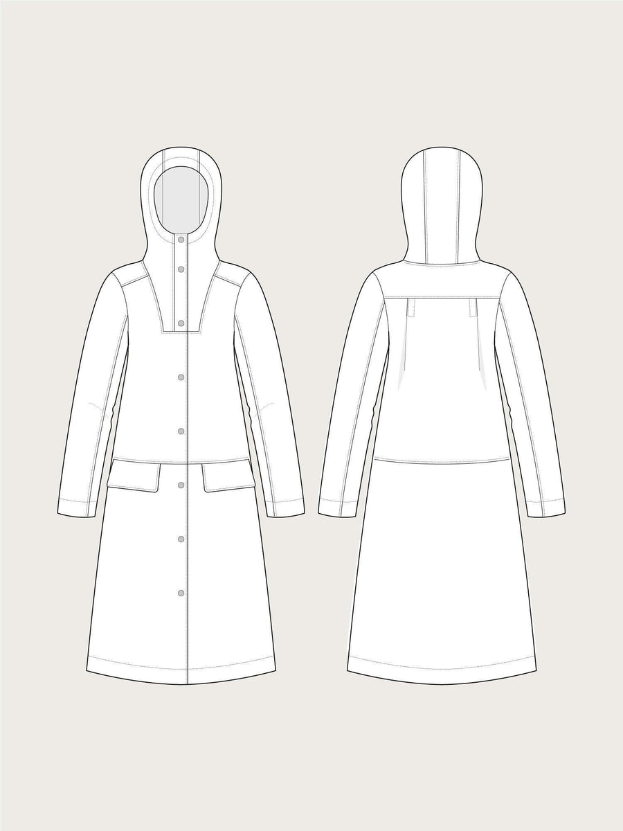 Hoodie Parka Pattern - The Assembly Line Hoodie Parka Pattern - The Assembly Line