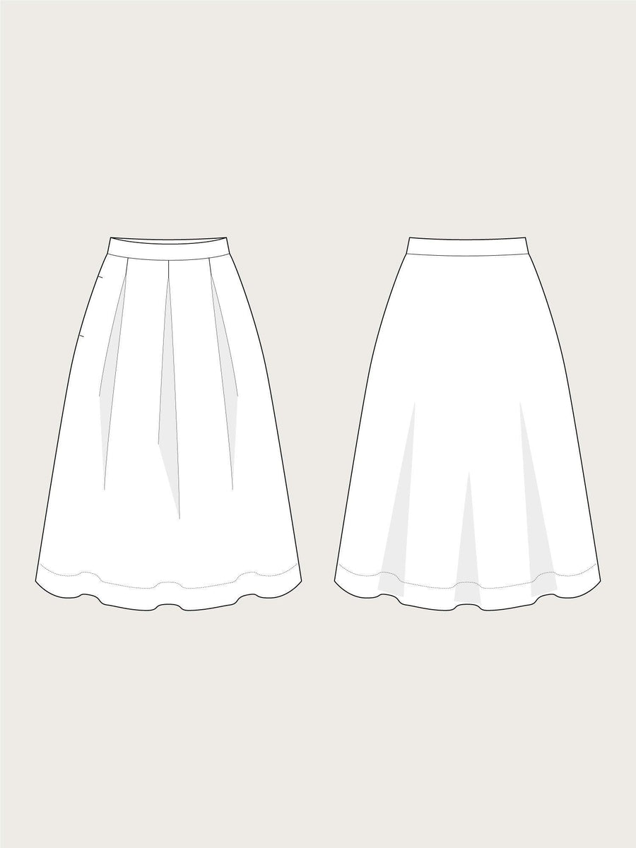 THREE PLEAT SKIRT PATTERN– The Assembly Line shop