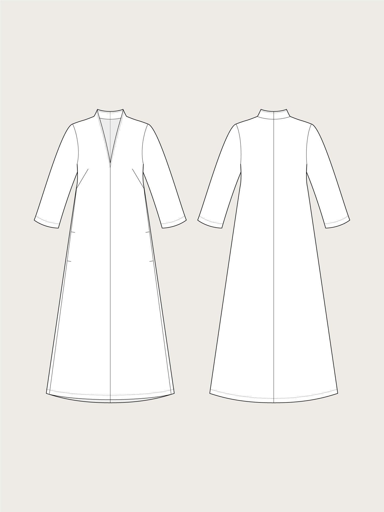 V-NECK DRESS PATTERN– The Assembly Line shop - Main Image