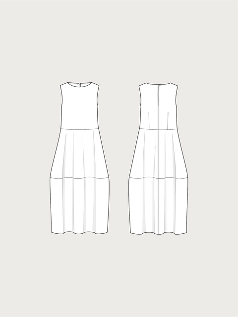 BARREL DRESS PATTERN