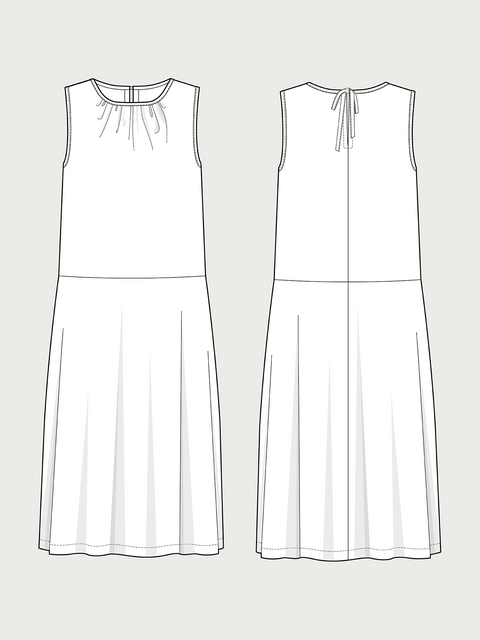 DROP-WAIST DRESS PATTERN