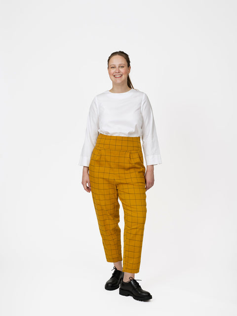 PLEATED TROUSERS PATTERN