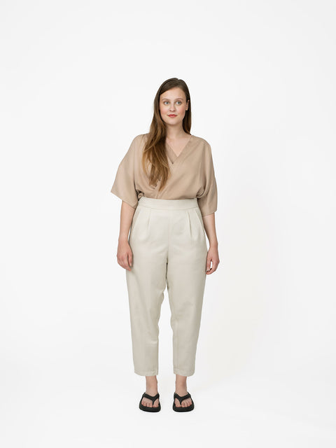 PLEATED TROUSERS PATTERN