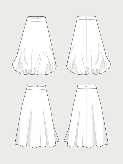 BALLOON SKIRT PATTERN