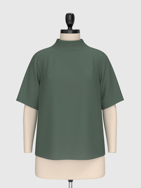 FUNNEL NECK TOP PATTERN
