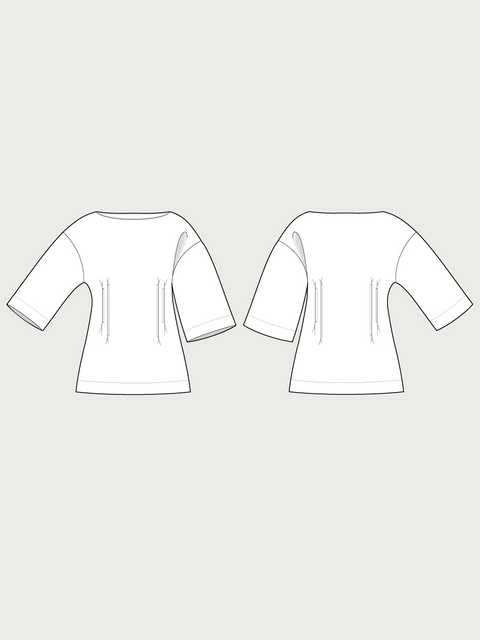 FITTED WAIST T-SHIRT PATTERN