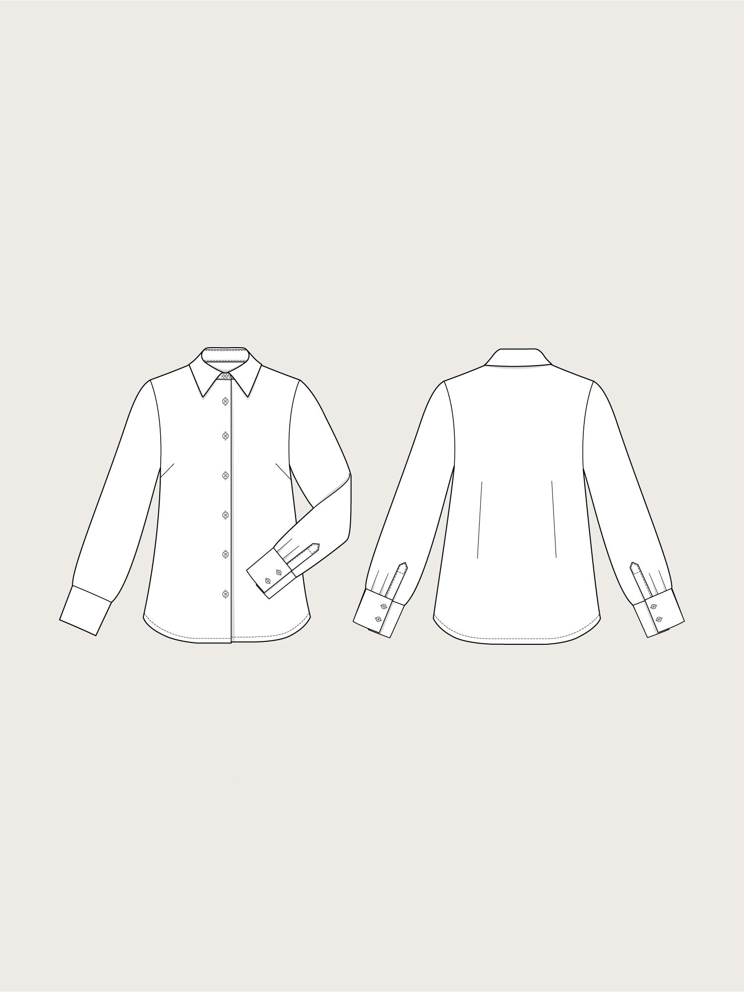 CLASSIC SHIRT SEWING PATTERN– The Assembly Line shop