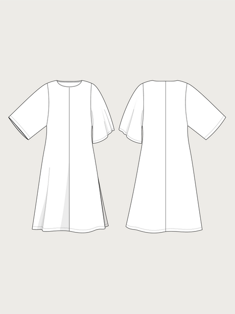 WIDE SLEEVE T-SHIRT PATTERN