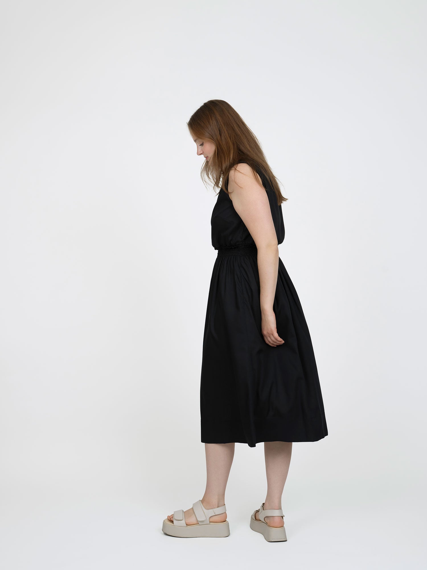 Modern midi dress sewing pattern– The Assembly Line shop