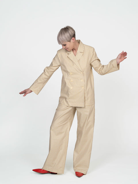 DOUBLE-BREASTED JACKET PATTERN