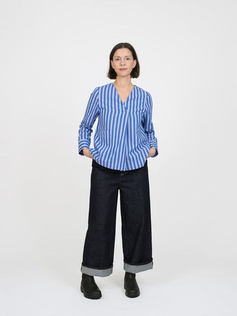 UTILITY PLEAT SHIRT PATTERN