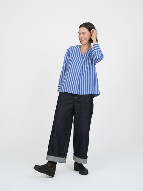 UTILITY PLEAT SHIRT PATTERN