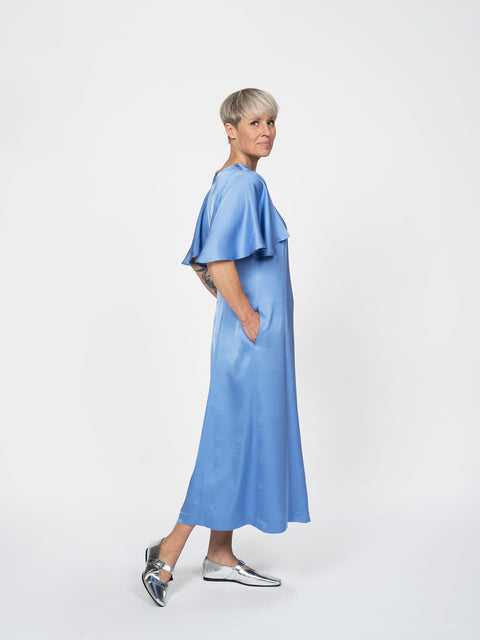 FLUTTER SLEEVE DRESS PATTERN