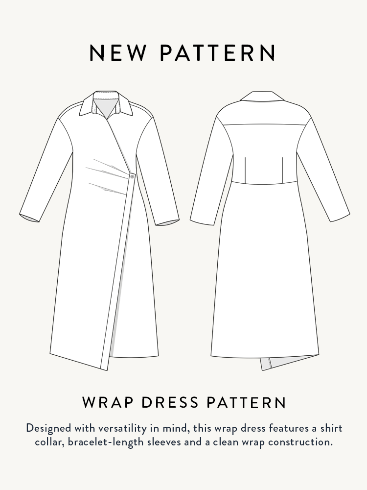 assembly line dress patterns THE ASSEMBLY LINE V-Neck Dress Pattern