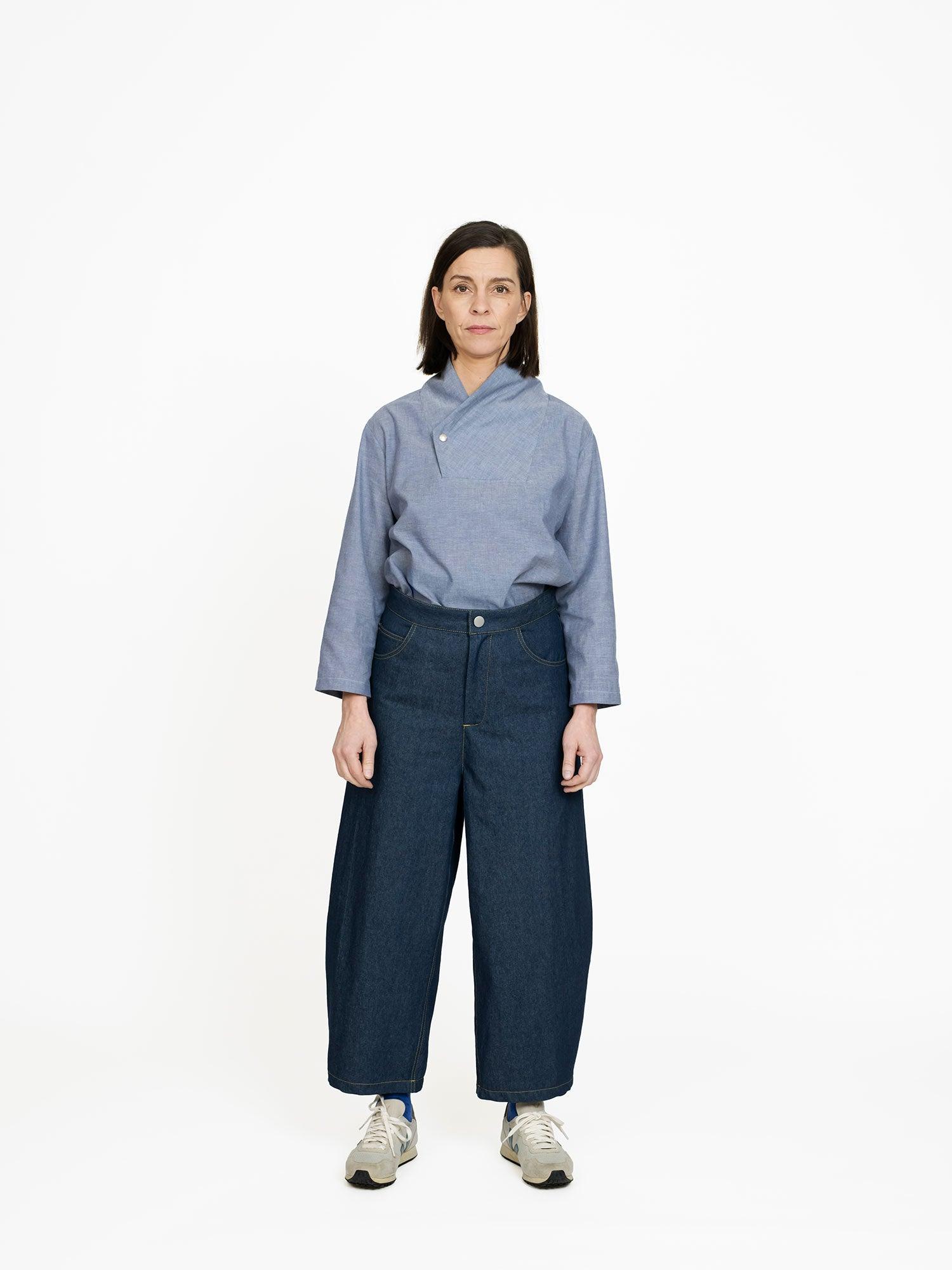 Barrel Leg Trousers Pattern - The Assembly Line