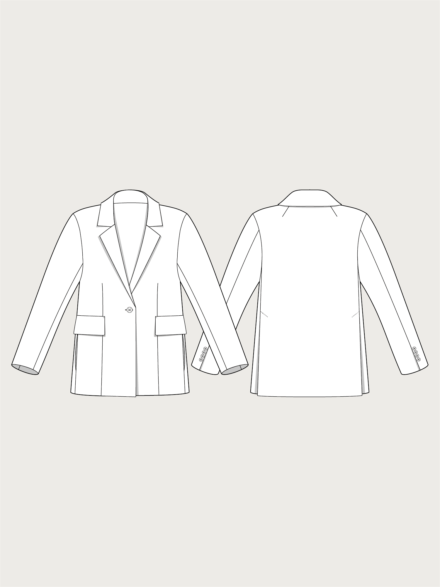 BLAZER SEWING PATTERN– The Assembly Line shop