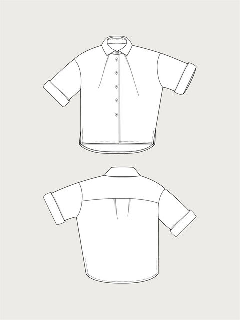 FRONT PLEAT SHIRT PATTERN - The Assembly Line shop