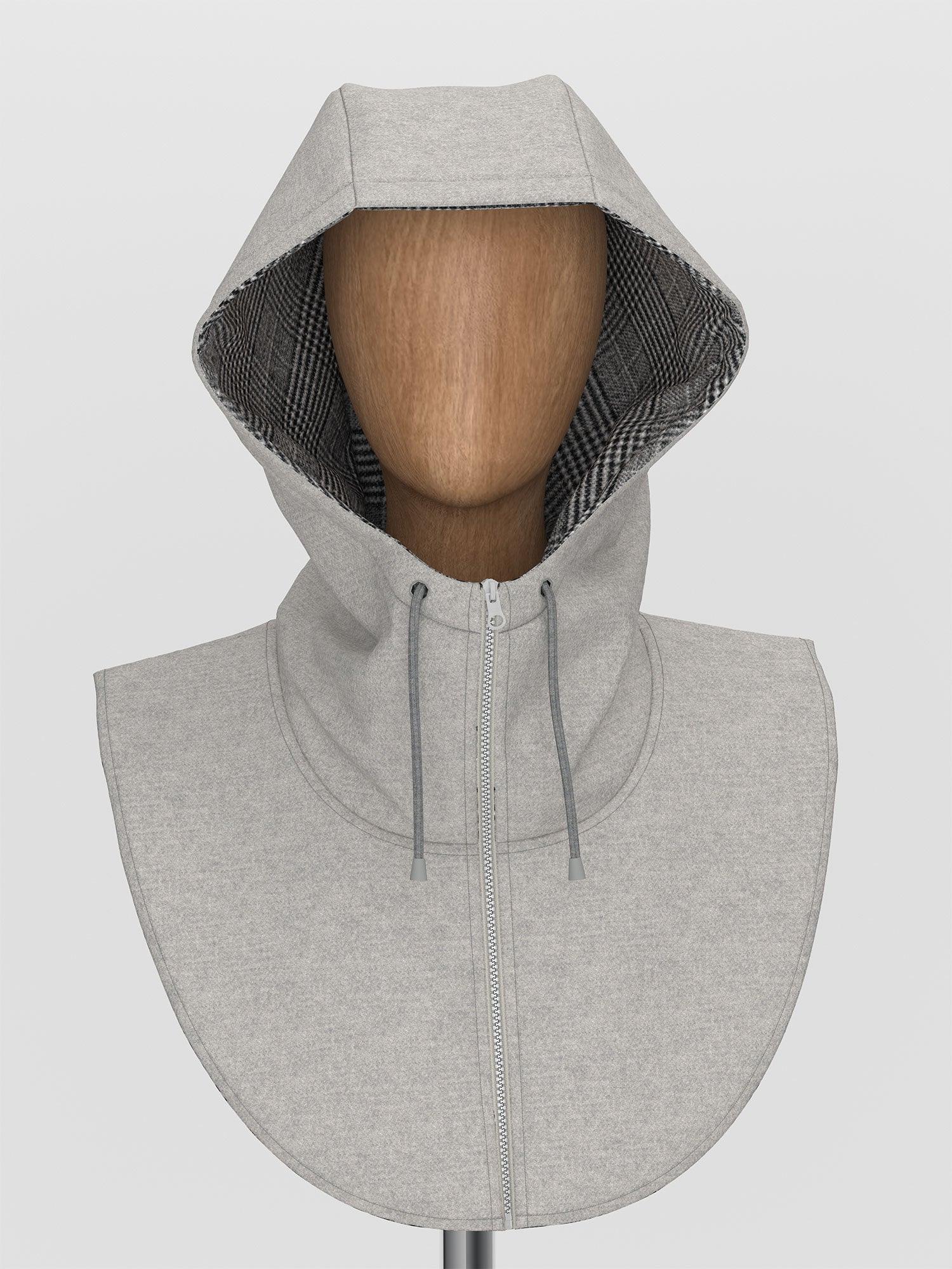 HOODED MOCK COLLAR PATTERN The Assembly Line shop