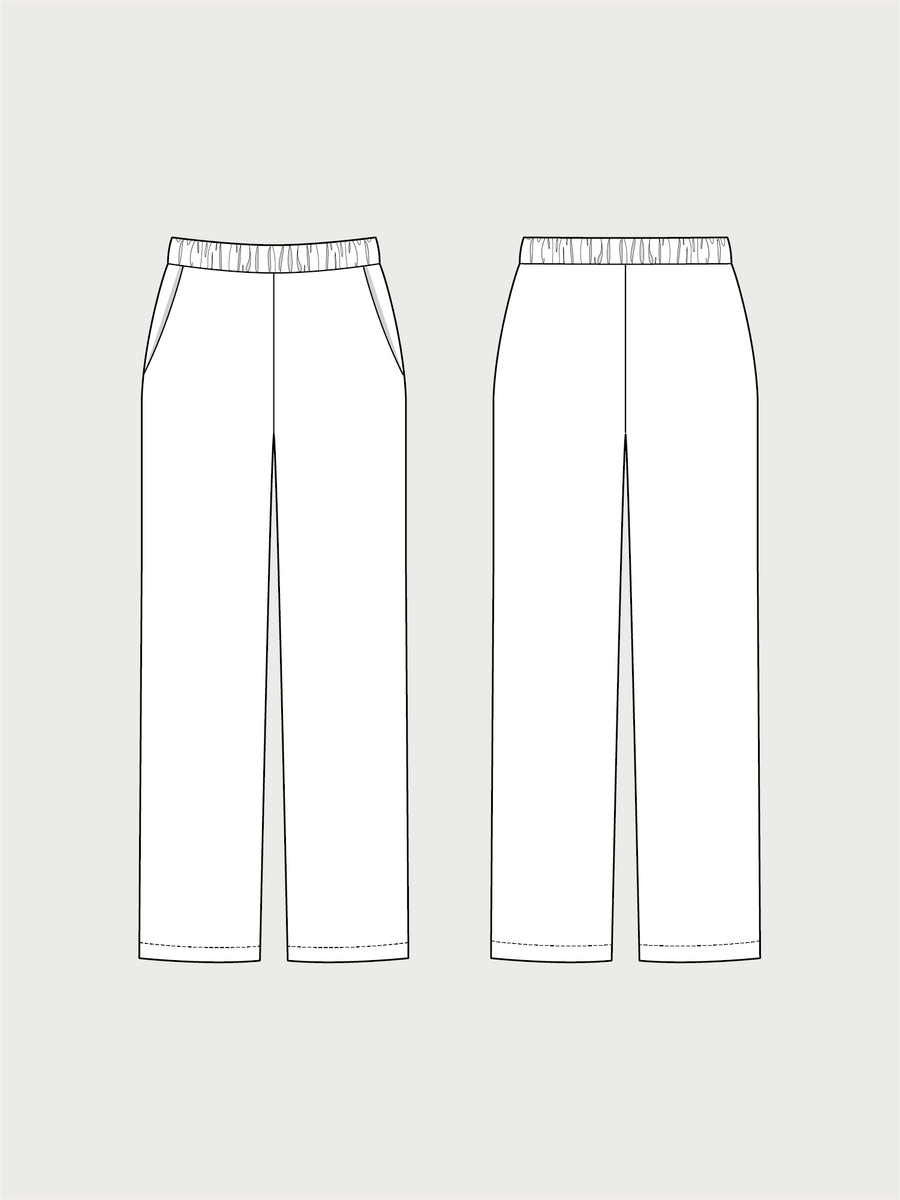 PULL ON TROUSERS PATTERN– The Assembly Line shop