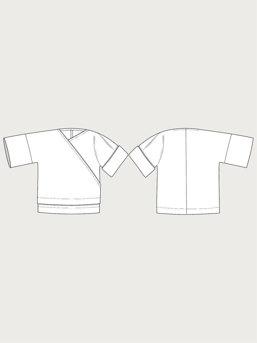 Assembly Line Pyjama Pattern WRAP TOP PATTERN– The Assembly Line shop