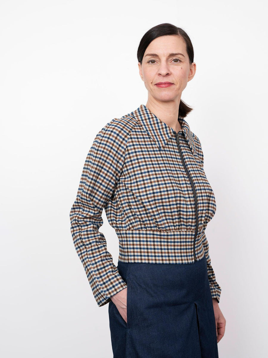 Assembly Line Jacket Pattern CROPPED JACKET SEWING PATTERN– The Assembly Line shop