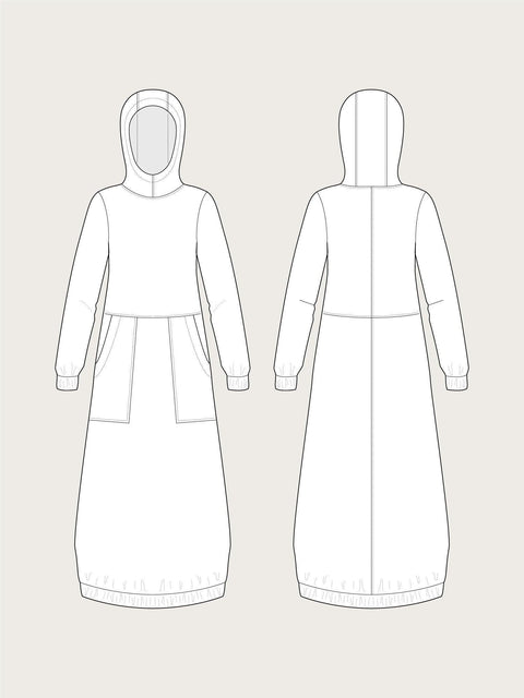 HOODIE DRESS PATTERN - The Assembly Line shop