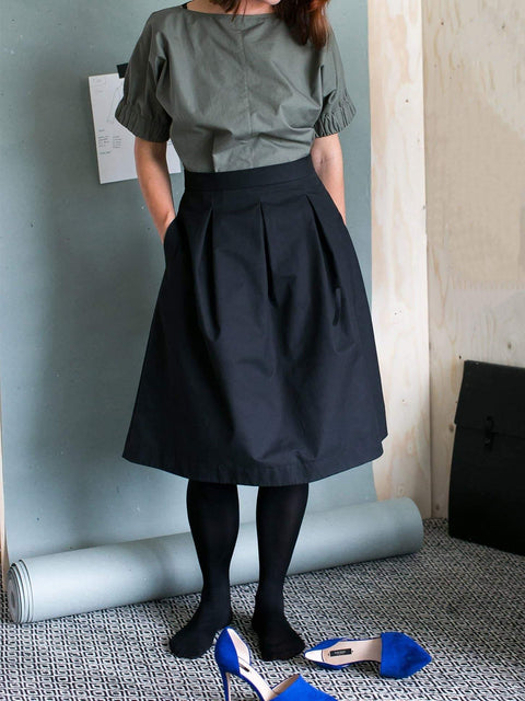 THREE PLEAT SKIRT PATTERN - The Assembly Line shop