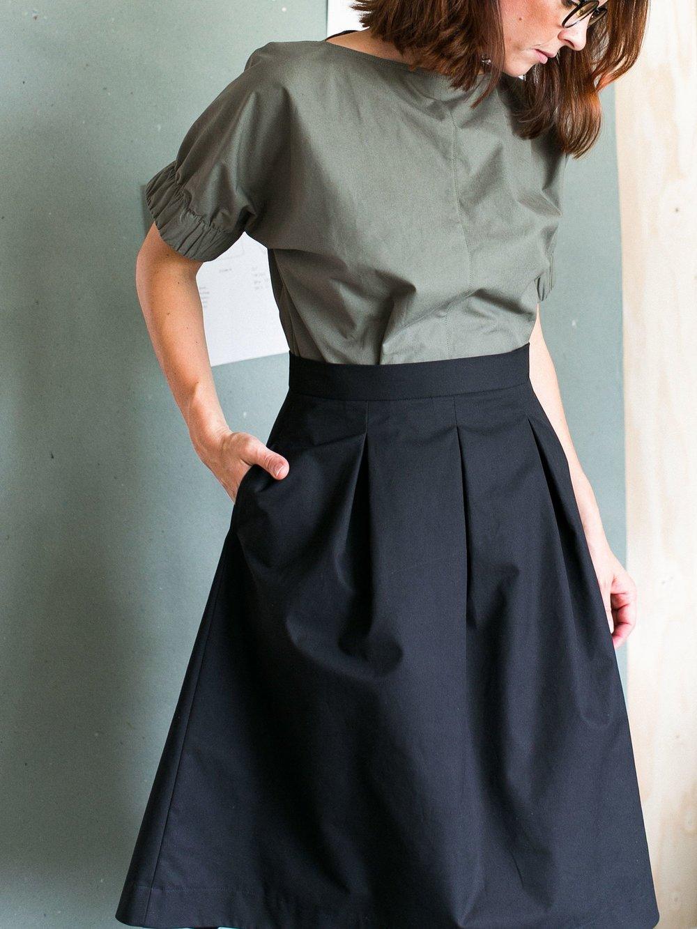 THREE PLEAT SKIRT PATTERN– The Assembly Line shop